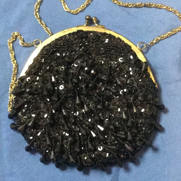 Wonderful vintage fringe beaded bag - Picture 2 of 3